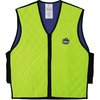 Ergodyne Evaporative Cooling Vest, Embedded Polymers, Zipper Closure, Lime, XL EGO12535